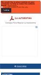Mobile Screenshot of laautoestima.com
